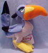 Disney Store Bean Bag Plush Lion King's Zazu  8 inches