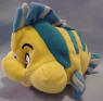 Disney's The Disney Store Bean Bag Plush The Little Mermaid's Flounder 7 1/2 inches