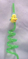 Disney's The Little Mermaid's Flounder the Fish Silly Sipper straw