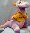 Walt Disney World Bean Bag Plush Epcot Figment Dragon 7 1/2 inches