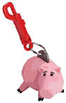 Disney Toy Story's Hamm Squishy Key Chain 3 inches