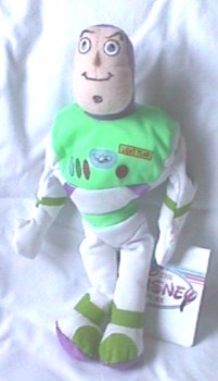 Disney Store Bean Bag Plush Toy Story's Buzz Lightyear 8 1/2 inches
