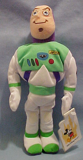 Walt Disney World Bean Bag Plush Toy Story's Buzz Lightyear 9 inches