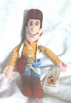 Walt Disney World Bean Bag Plush Toy Story's Woody 9 1/2 inches