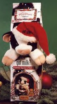 Click here to go to our selection of Enesco's Marys Moo Moos Christmas Figurine and Plush Cows