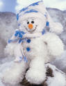Gund Blowout Snowman with Snowflake Hat and Scarf 11 inches high
