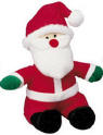 Gund Santa Holiday Cruiser Wiggler Jiggler &nbsp;- pull his string and watch him wiggle and jiggle his way back  5 inches
