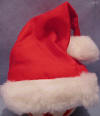 Christmas Santa Hat - fits a 10" circumference head 10 inches high