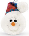 Gund Snowcaps Snowman Plush Ornament with Red Stocking Cap - soft plush material 4 inches