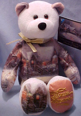 Click here to go to our selection of Collectible Christmas Thomas Kinkade Painted Teddy Bears