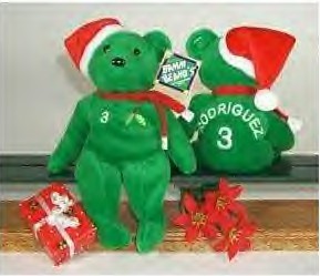 Click here to go to our selection of Baseball Christmas Teddy Bears