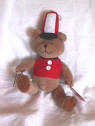 Musical Drum Major Bear 6 1/4 inches