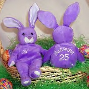 Click here to go to our Easter Bunny Baseball Player Plush Rabbits