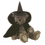 Click here to go to our selection of TY Attic Treasures and Beanie Babies Teddy Bears dressed as Witches Pumpkins Ghosts and MORE