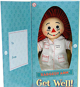 Click here to go to our Nurse Raggedy Ann and Doctor Raggedy Andy Get Well Rag Dolls Gift Boxed
