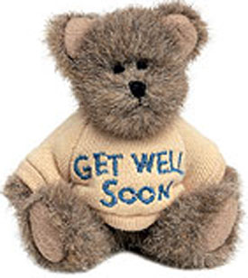 Click here to go to our selection of Boyds Unique Get Well Gifts Plush Teddy Bears and Figurines