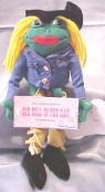 It's a Green Thang! Cowgirl Frog with Coupon "One Roll In The Hay"  11 1/2 inches