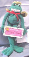 It's a Green Thang! King Frog with Coupon "One day of Royalty"  11 1/2 inches