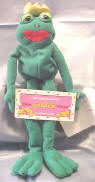 It's a Green Thang! Queen Frog with Coupon "One Golden Hour"  11 1/2 inches