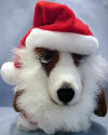 Click here to go to our Santa Hush Puppies Basset Hound Puppy Dog Plush - made in 2000  14 inches long 11 inches high