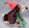Hush Puppies Basset Hound Puppy Dog Holiday Expresso Bean Bag Christmas 2000  7 inches with a 2 inch tail