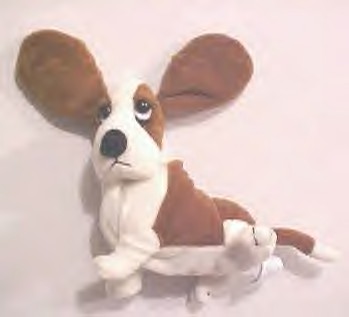 hush puppy logo plush magnet