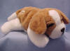Lou Rankin Bean Bag Plush Alps the St. Bernard - Retired 8/01 "A dog's life is to be there always, right up til the end; it's knowing that the master knows you're the best, most loyal friend."  7 1/2 inches 