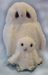 Lou Rankin Plush Teenie Weenie Wordsworth Owl - &nbsp;Retired 8/01 6 inches high and 2 1/2 inches high