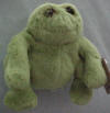 Lou Rankin Herbert the Green Frog Beanie Herbert is made of the same quality and care as his Big Buddy Herbert plush. He also has a small leatherlike patch on his tush with the Lou Rankin signature just like the plush. Machine Wash, Cold Water, Gentle Cycle. Tumble Dry, Low Heat. 6 inches high