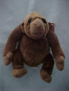 1 Dozen Lou Rankin Bean Bag Plush Zachary the Ape - Retired 1/01 6 inches high