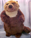 Lou Rankin Large Plush Oliver the Otter   Retired 8/01  22 inches high by 12 inches wide