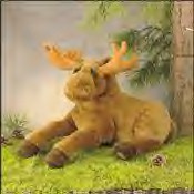 Click here to go to our Collectible Lou Rankin Large and Jumbo Plush Raccoons and Moose