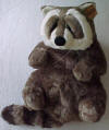 Lou Rankin Super Plush Sammy Raccoon  Retired 8/01   23 inches high