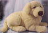 Lou Rankin Plush Maude the Yellow Labrador - Retired 8/01 "I'm gentle with children and gracious with guests. I'm striving to prove all my love for the best." 13 1/2 inches long with a 6 inch tail