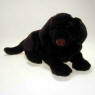 Lou Rankin Plush Lionel the Black Labrador - Retired 8/01 13 inches long