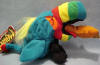 Meanie Hurley the Pukin Toucan / Felt type Material - (Series 1) Poem in tag:  "HURLEY" THE TOUCAN made a habit of pukin',  'Specially while up in the air. His friends would all run,  'Cause his barf weighed a ton, and they didn't want chunks in their hair. 9 inches