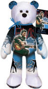 Elvis Presley 68 Comeback Special Teddy Bear - (this is the 6th bear in the series) The Elvis 68 Comeback Special Bear has colorful images from his Comeback Television Special. Both the front and the back of the bear are GREATLY detailed! The Bear wears a tag with information about the album: This television special was taped on June of 1968. It had been nearly 7 years since Elvis had performed in front of a studio audience. This successful "comeback" performance was the beginning of his return full-time to the concert stage. Elvis Presley Enterprises, Inc. has authorized Limited Treasures to produced LIMITED Edition Elvis Presley Teddy Bears that are fully licensed. This series is INCREDIBLE! Limited Treasures has perfected a technique to take full color images and permanently imprint them on a canvas of plush bean bears, while maintaining the soft plush feel of the fabric. 9 inches