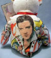 The Back of each Elvis Presley Teddy Bear is also detailed with pictures, movie or concert related paintings