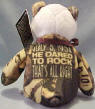 The Back of each Elvis Presley Teddy Bear is also detailed with pictures, movie or concert related paintings