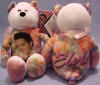 The Back of each Elvis Presley Teddy Bear is also detailed with pictures, movie or concert related paintings