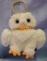 Gund Harry Potter's Plush Hedwig Owl Key Chain 3 1/2 inches