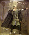 Lord of the Rings 2002 The Two Towers Legolas Figure  in a collectors box  8 1/2 inches