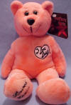 Classic Collecticritter I Love Lucy Hot Pink Teddy Bear - Limited Edition of 10,000.  Sold Out from manufacturer. &nbsp;Very First "I Love Lucy Bear" made by Classic Collecticritters!   10 1/2 inches