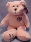 I Love Lucy Large Plush Light Pink Teddy Bear  - Limited Edition of 5,000 and has been sold out by the manufacturer.  Cuddly Soft plush Teddy Bear. Dated 2001  13 inches