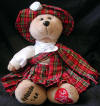 Classic Collecticritter I Love Lucy  Episode 144 "Lucy Goes To Scotland" Teddy Bear - This brand new adorable bear is recreated to represent when Lucy and Ricky visited her ancestral homeland of Scotland. This episode first aired on February 20, 1956. Lucy shows up in Scotland dressed in a traditional Scottish outfit, just in time to be sacrificed to a two-headed dragon! One foot has Episode #144 embroidered and the other has the classic Red "I Love Lucy" logo. Limited to only 1,500 numbered pieces, this bear is a must have for any collector. &nbsp;Individually numbered.  11 inches
