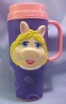 Jim Henson's The Muppets Miss Piggy Commuter Mug  7 1/2 inches