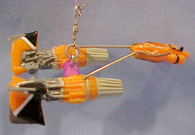 Click here to go to our Collectible Star Wars Collector Pod Racers Naboo Starfigher Trade Federation Droid Fighter and MORE Figurine Danglers