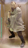 Star Wars Character Doll Qui Gon Jinn - glow in the dark light saber 10 inches