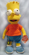 300th Episode Bart Simpson with Sound and Limited Edition Key Chain - "I didn't do it", "My friendship, you know you want it", "I carumba", "Hot stuff coming through"  19 inches high