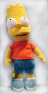 The Simpsons' Bart Simpson Medium Plush Doll - Tag reads 12" but when measured is larger 15 1/2 inches